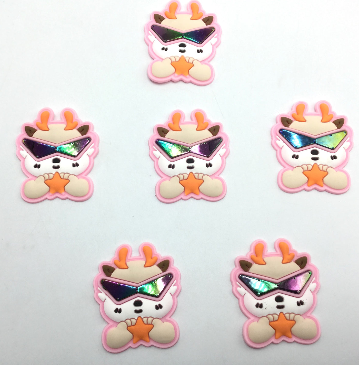 Multicolor Teddy Rubber Sticker