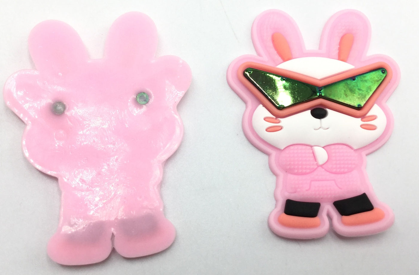 Multicolor Rabbit Rubber Sticker