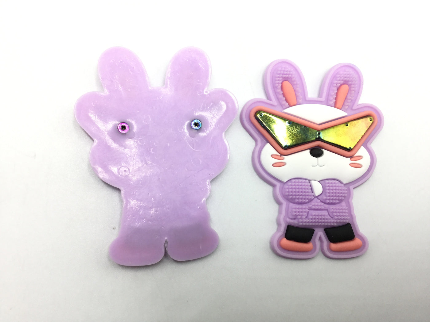 Multicolor Rabbit Rubber Sticker