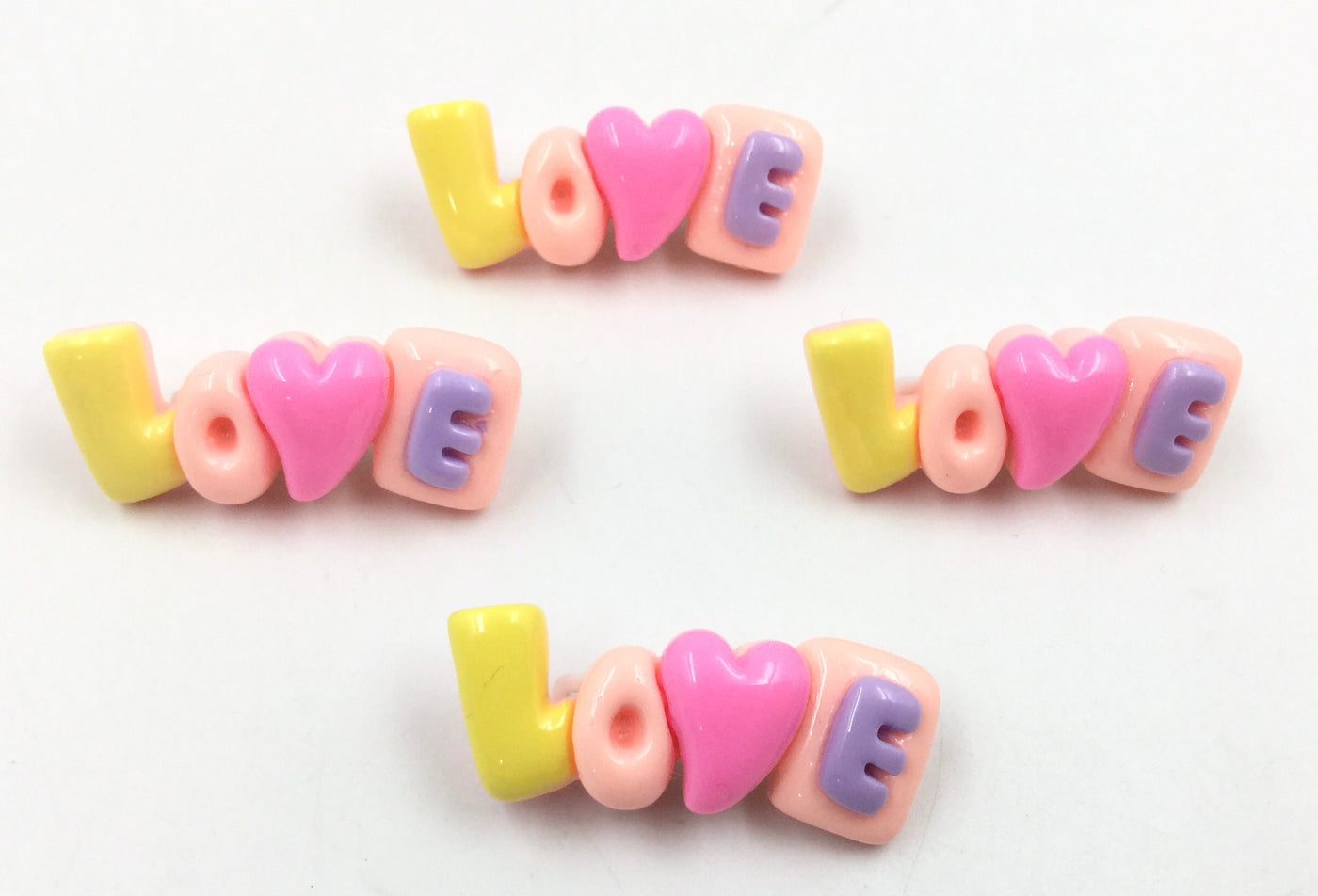 Yellow & Pink Love Brooch