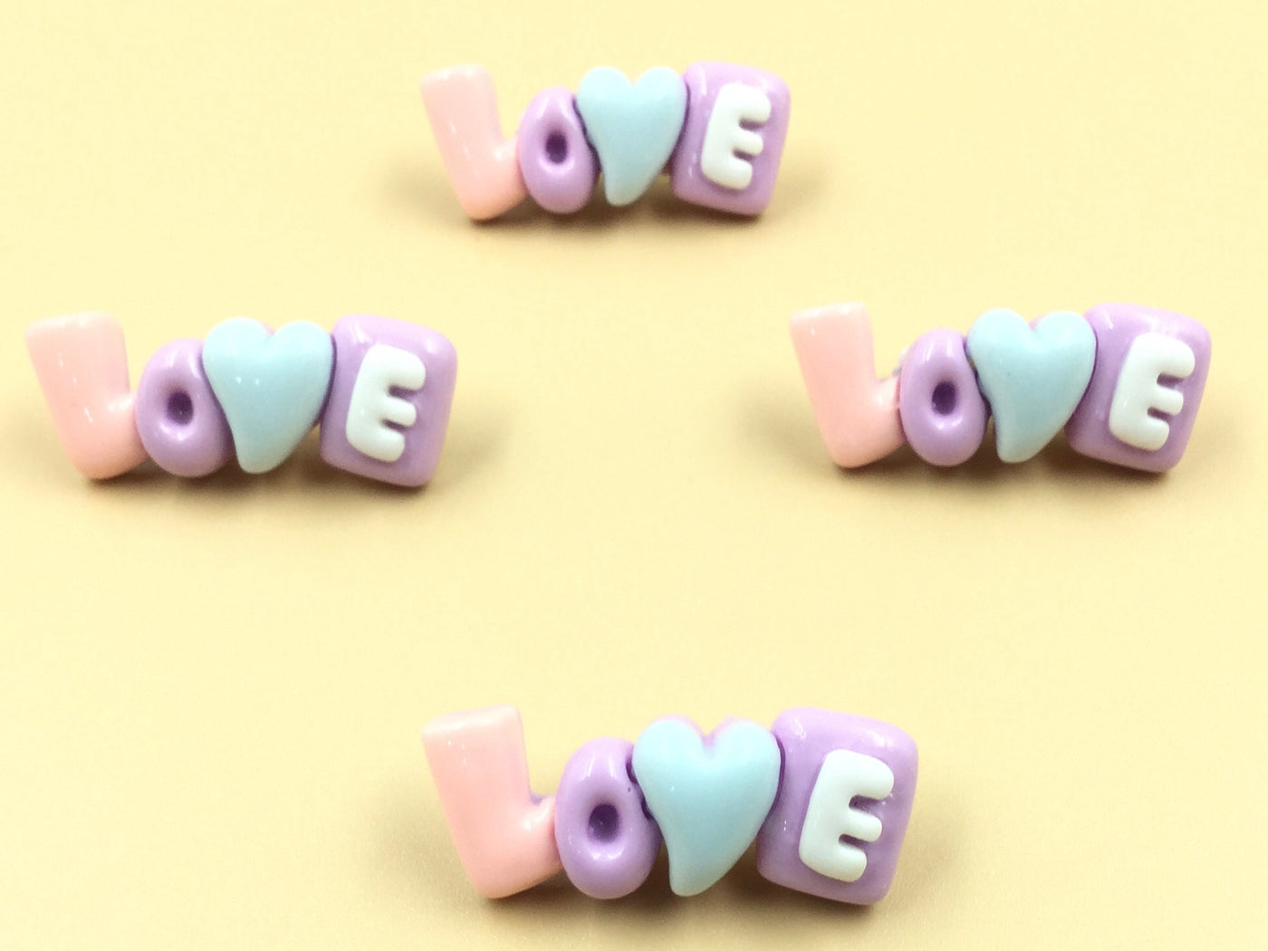Pink & Purple Love Brooch