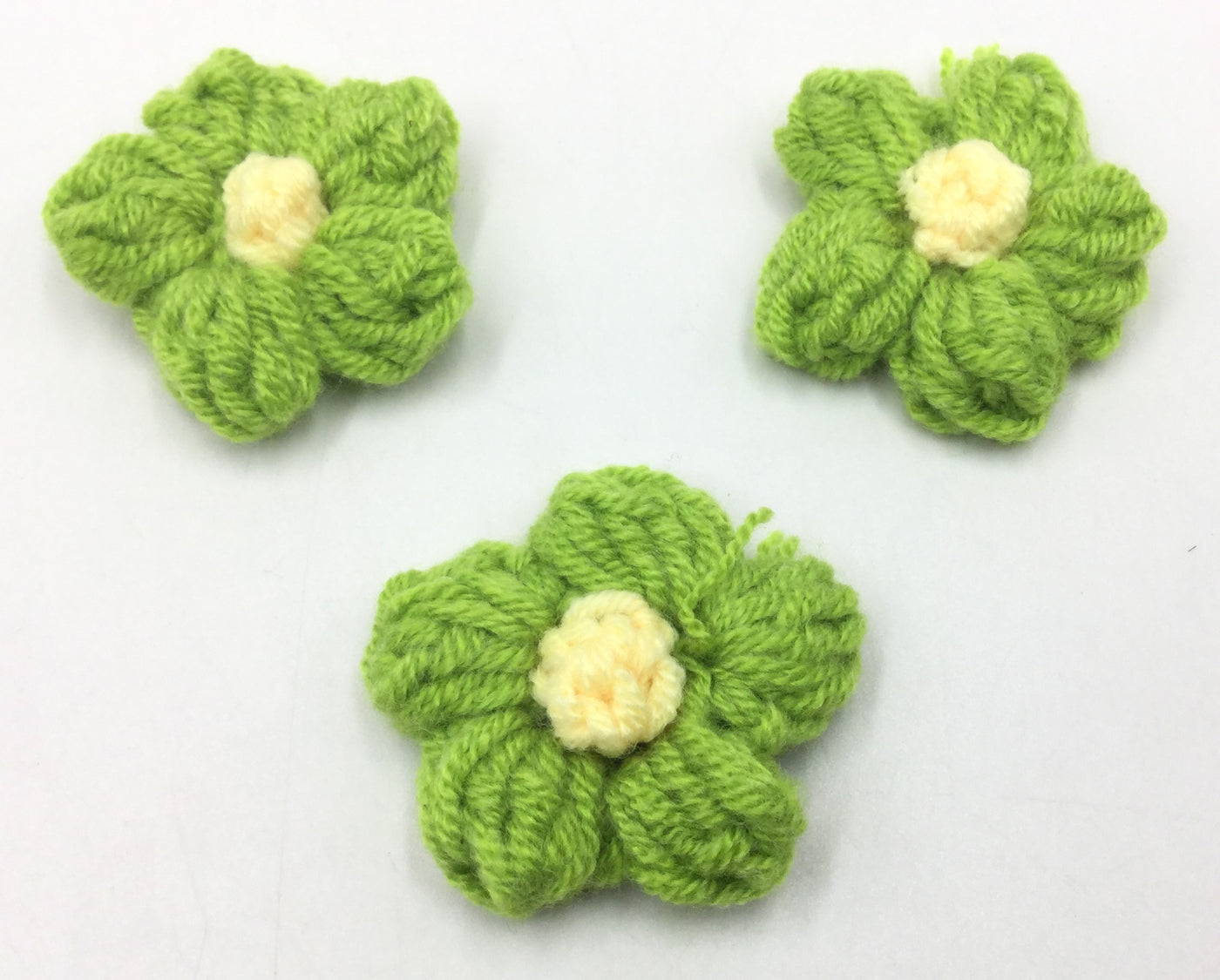 Green Soft Flower Shape Patches