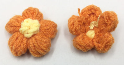 Orange Soft Flower Shape Patches