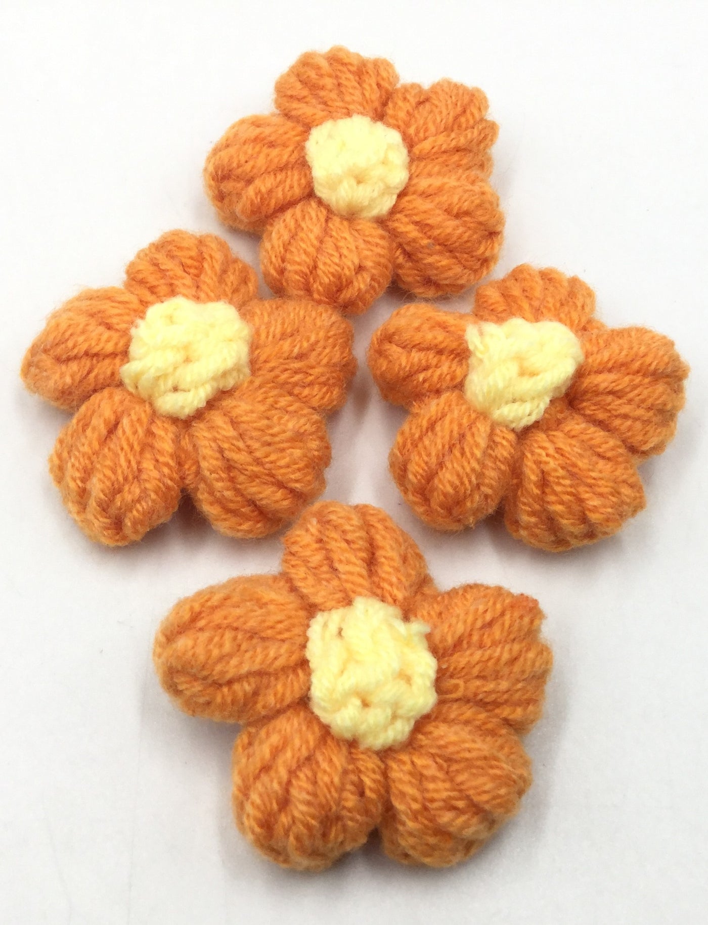 Orange Soft Flower Shape Patches