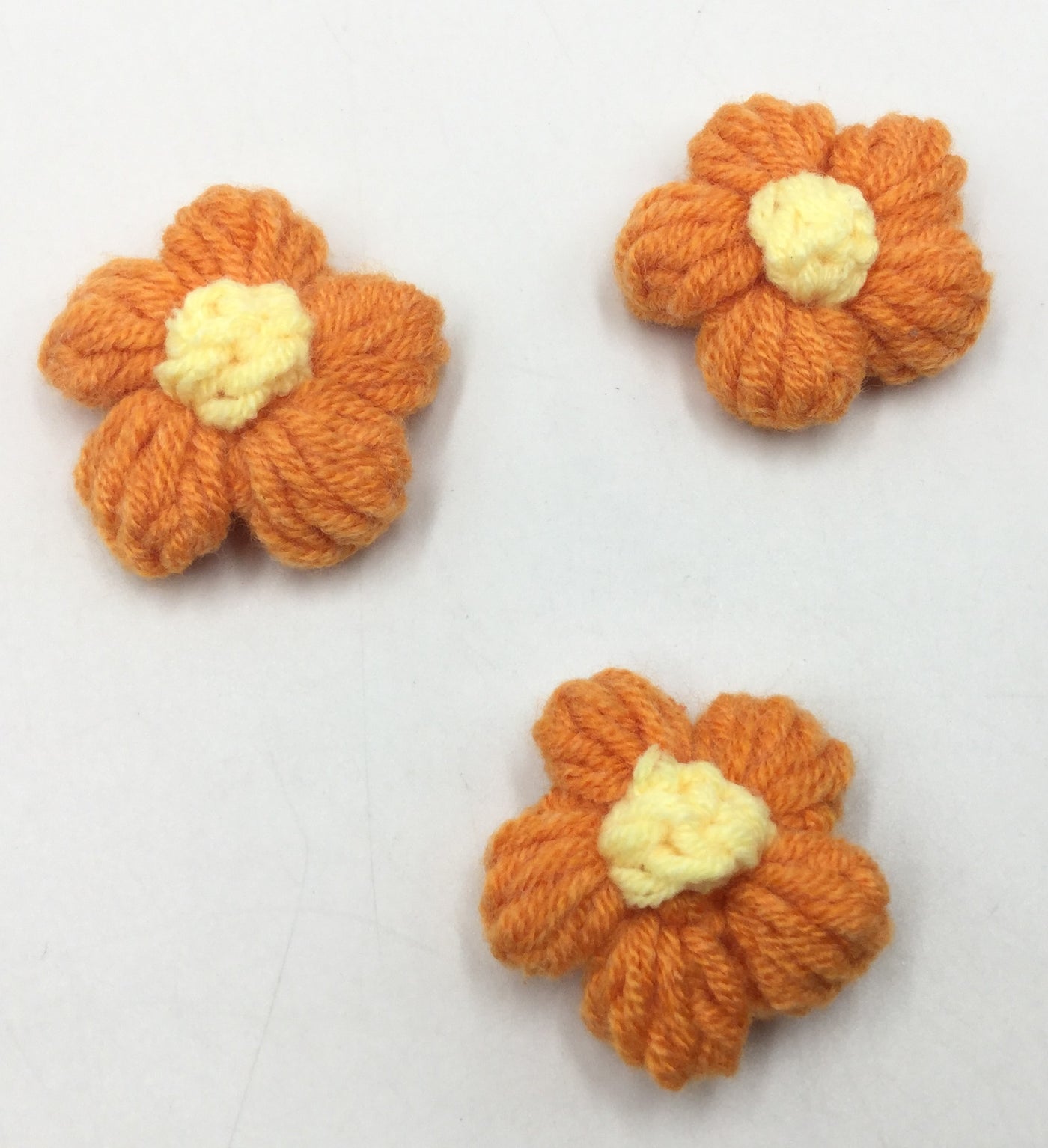 Orange Soft Flower Shape Patches