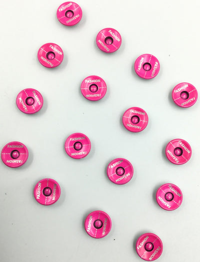 Rani Pink Nickel Buttons