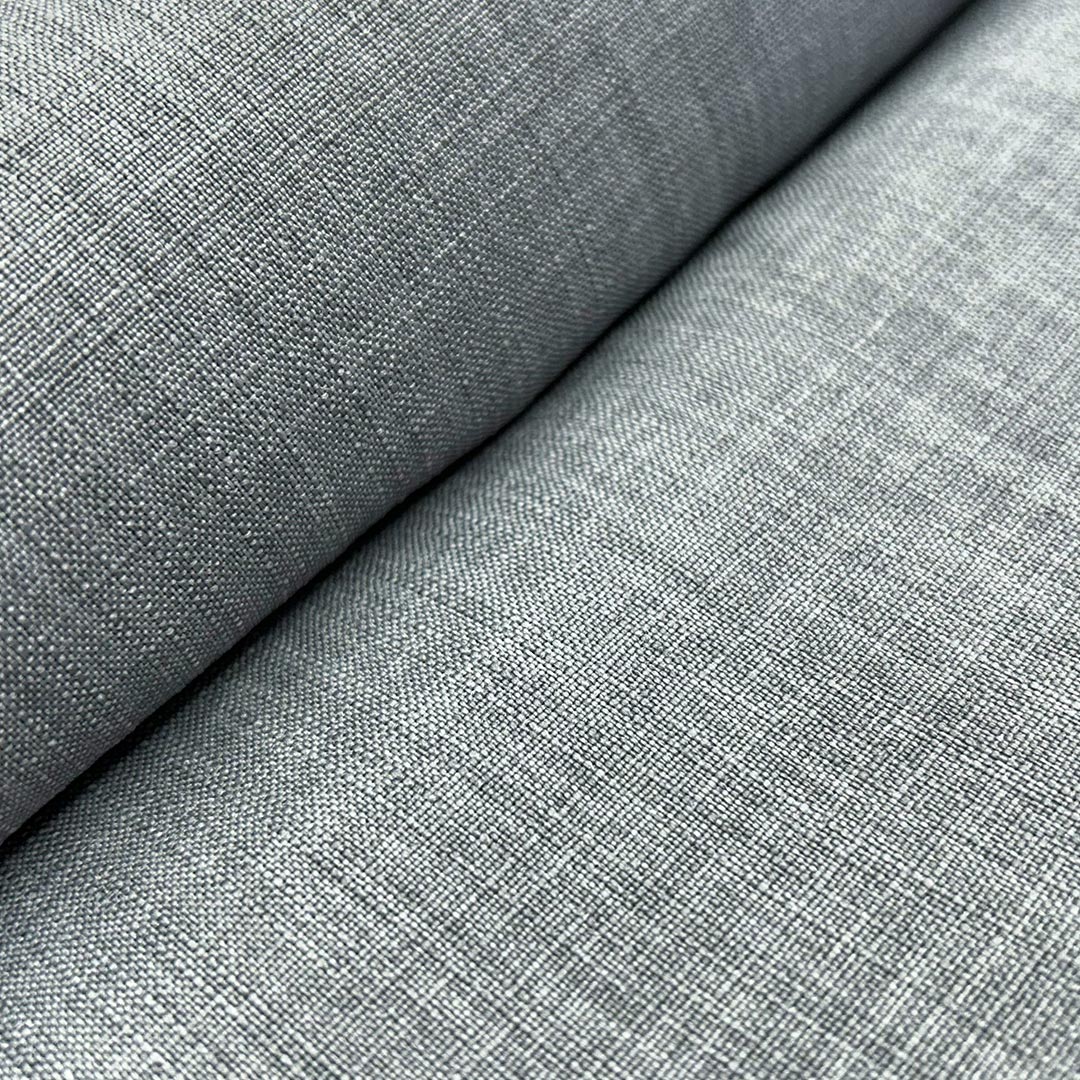 Grey Plain Imported Linen Fabric