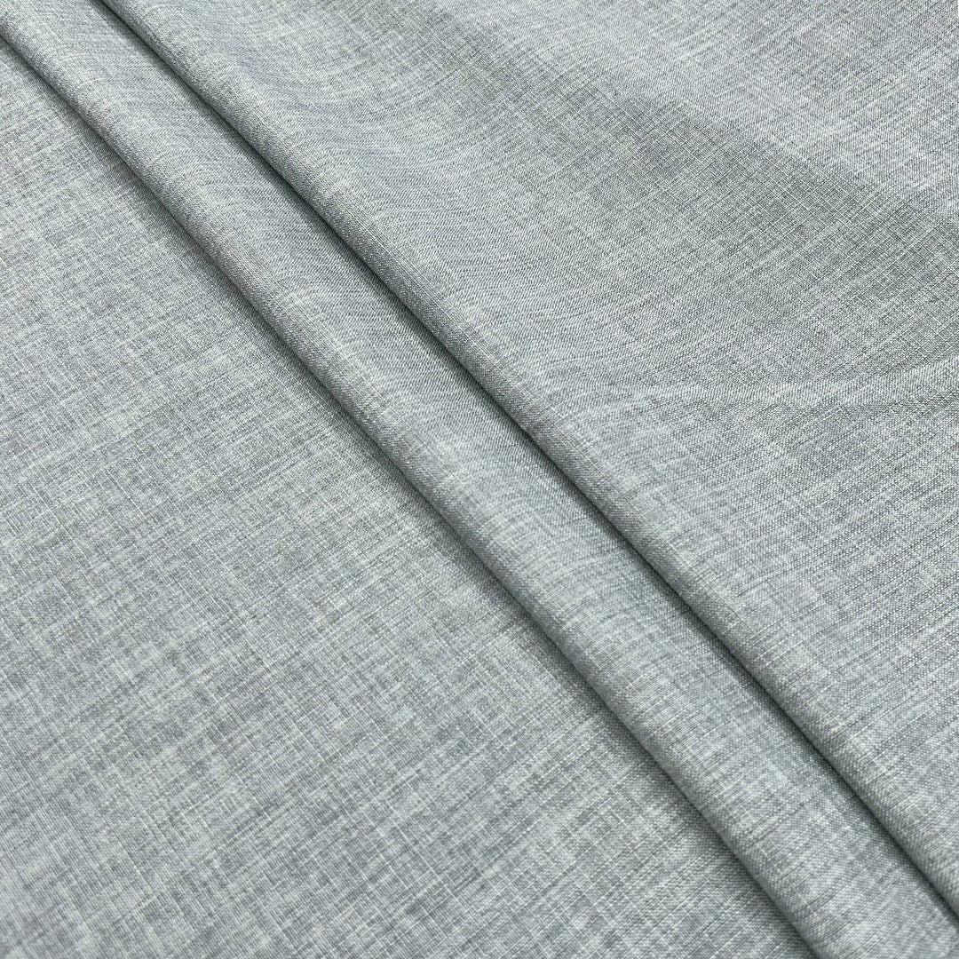 Grey Plain Imported Linen Fabric