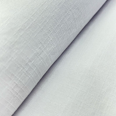 White Plain Imported Linen Fabric