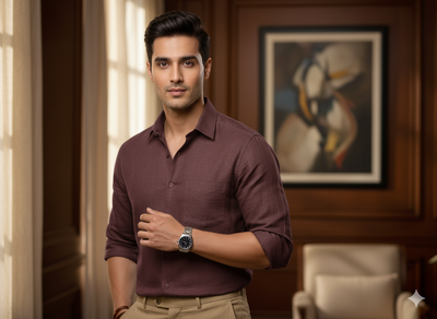 गहरे बैंगनी शुद्ध लिनन 60 ली फैब्रिक का प्रीकट