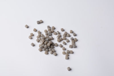 Small Cube Gray Czech Glass Beads