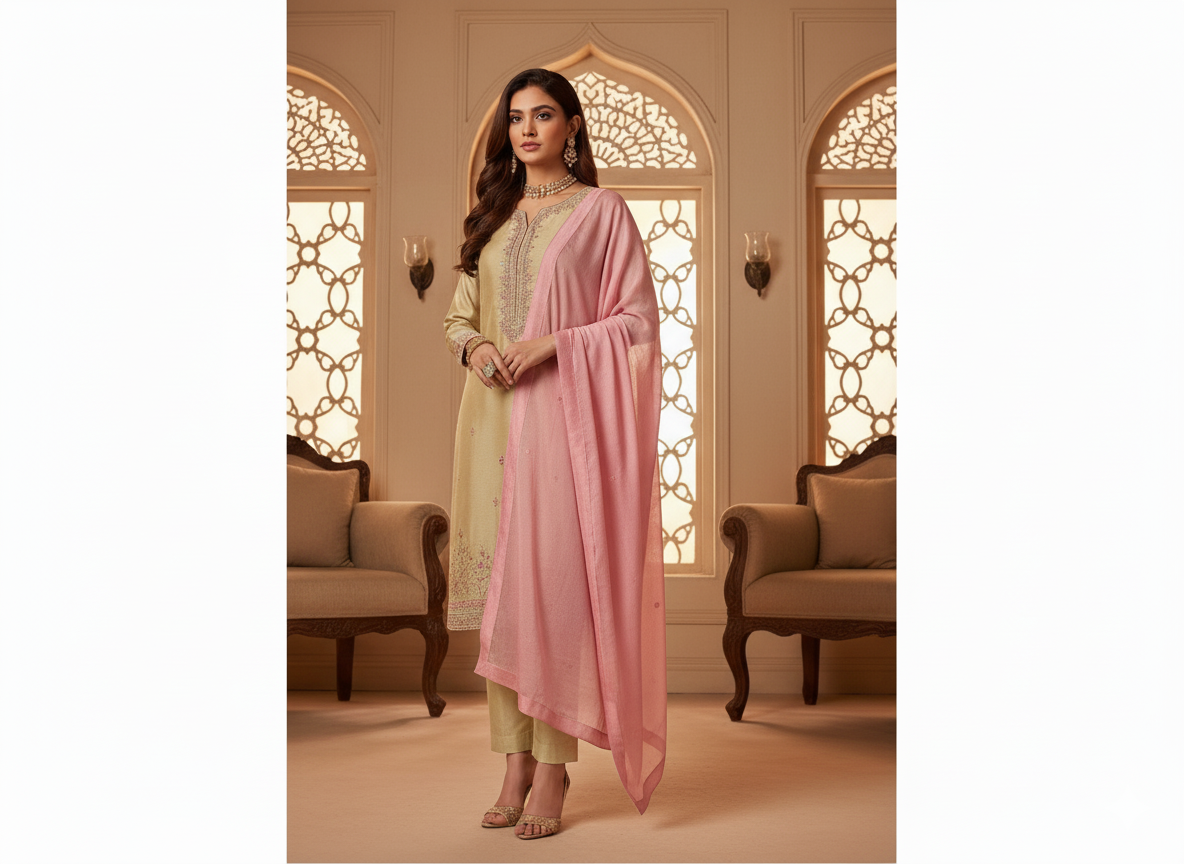 Pastel Mauve Pink Plain Malai Satin Fabric