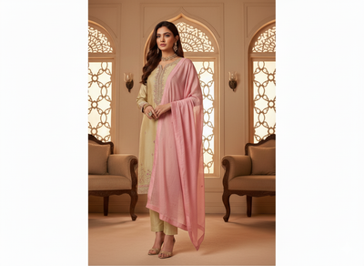 Pastel Mauve Pink Plain Malai Satin Fabric