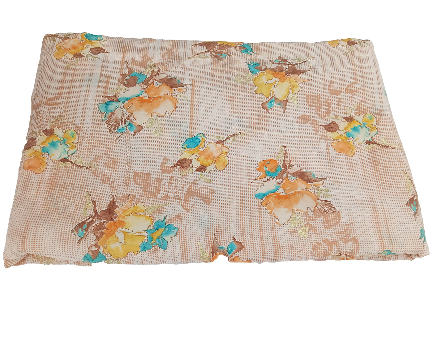 Multicolor Florals Printed Muslin Fabric