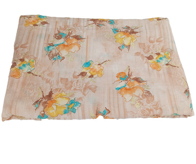 Multicolor Florals Printed Muslin Fabric