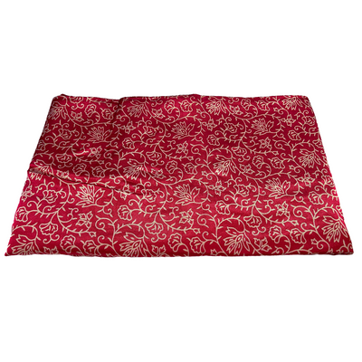 Hot Pink Floral Patola Printed Mashru Silk Fabric