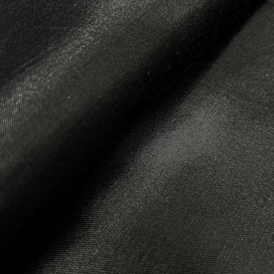 Black Plain Mashru Silk Fabric