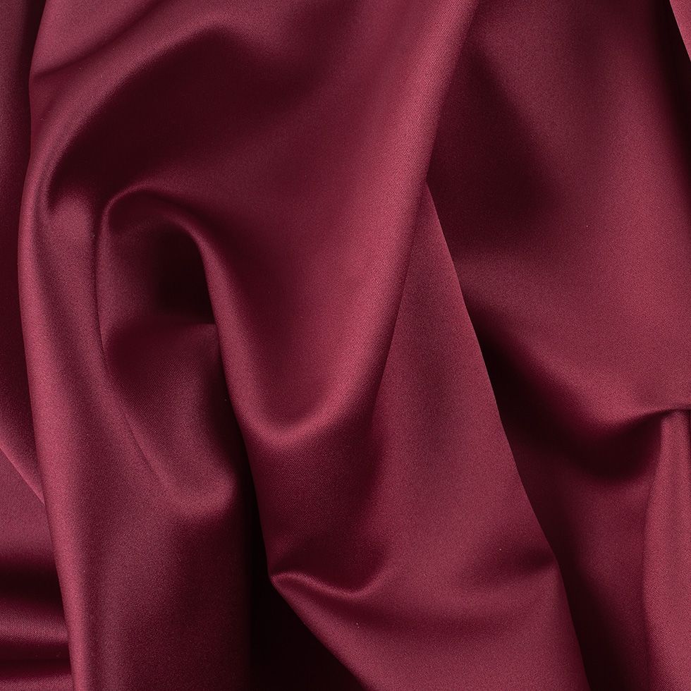 Maroon Plain Japan Satin Fabric (Wholesale)