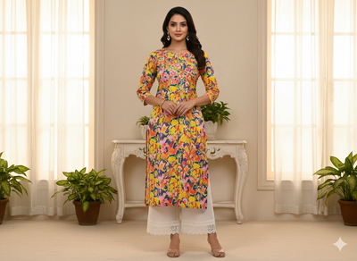 Multicolor 100 % Pure Mul Mul Cotton Chikan Embroidered Fabric