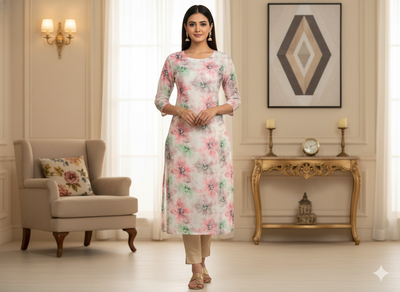 White 100 % Pure Mul Mul Cotton Chikan Embroidered Fabric