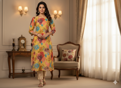 Multicolor 100 % Pure Mul Mul Cotton Chikan Embroidered Fabric