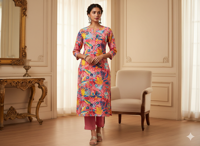 Multicolor 100 % Pure Mul Mul Cotton Chikan Embroidered Fabric