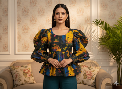 Multicolor 100 % Pure Mul Mul Cotton Chikan Embroidered Fabric