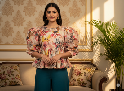Multicolor 100 % Pure Mul Mul Cotton Chikan Embroidered Fabric