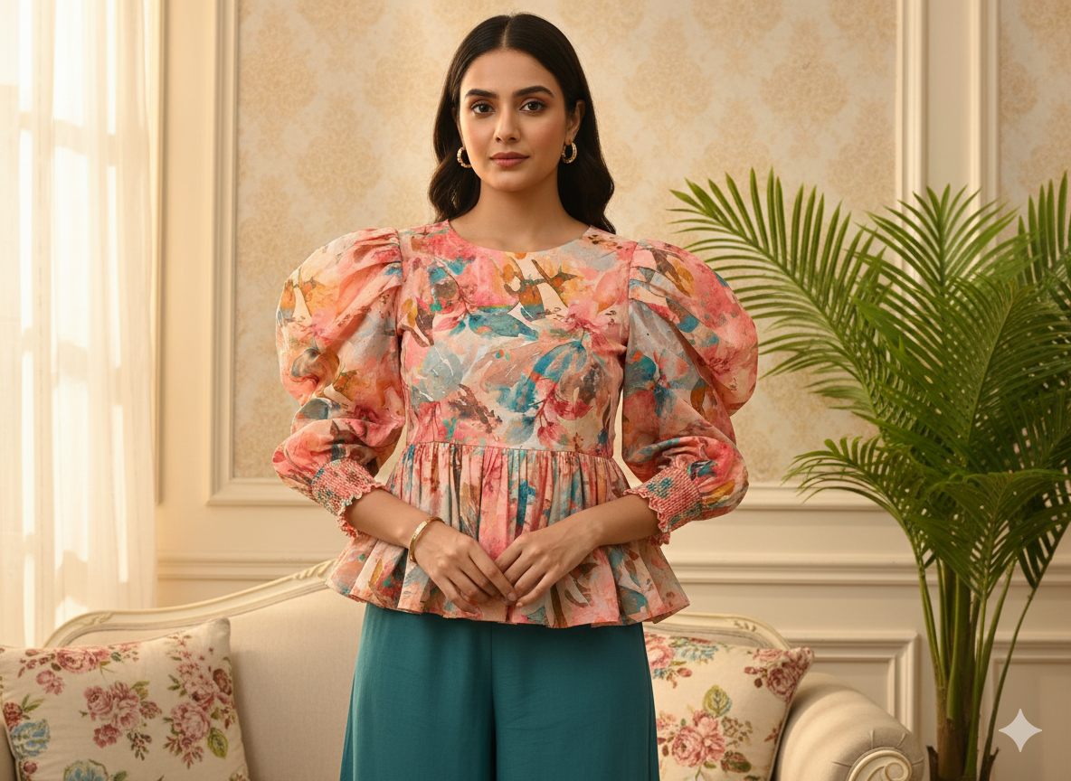 Multicolor 100 % Pure Mul Mul Cotton Chikan Embroidered Fabric
