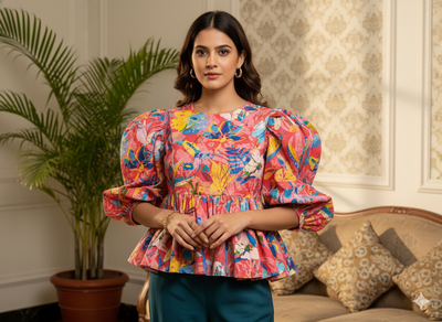 Multicolor 100 % Pure Mul Mul Cotton Chikan Embroidered Fabric