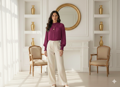 गुलाबी सादा 60 ग्राम जॉर्जेट कपड़ा