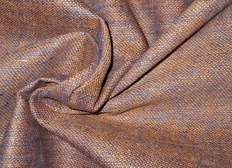 Dark Brown Plain Nassi Cotton Fabric