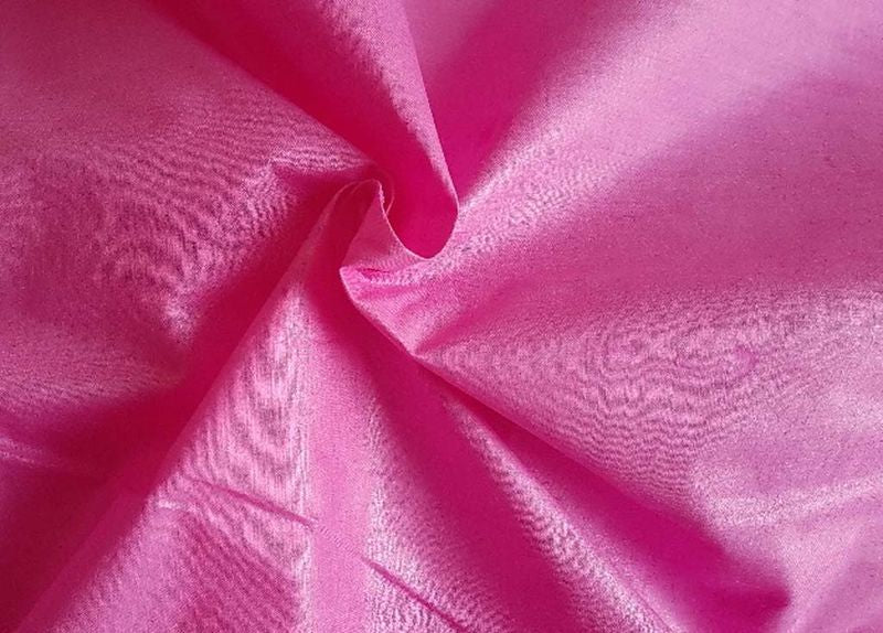 Pink Plain Dyed Cotton Fabric