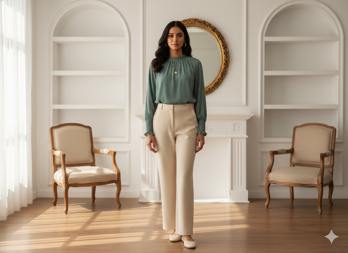 सेज ग्रीन प्लेन 60 ग्राम जॉर्जेट फ़ैब्रिक