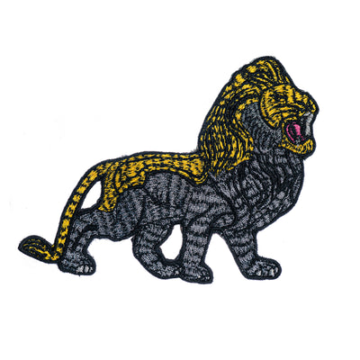 Multicolor Fearless Lion Embroidery Patch