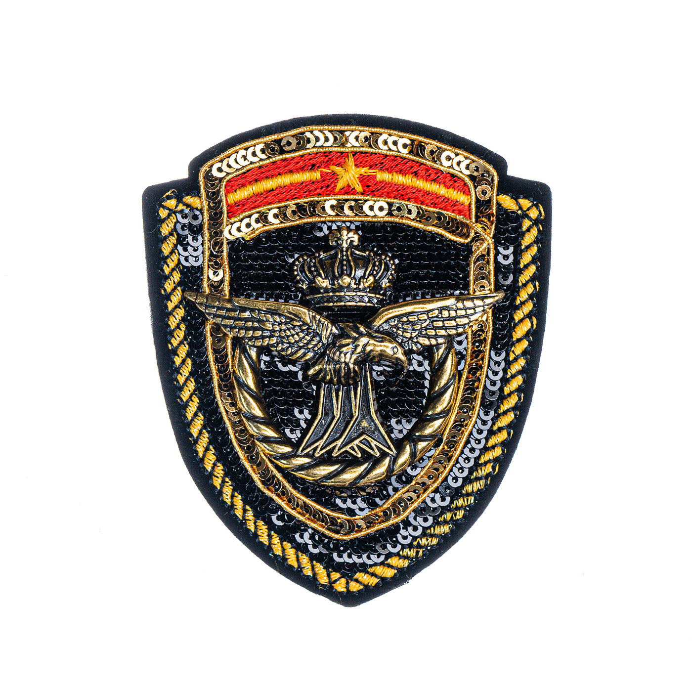 Multicolor Metal Eagle Embroidery Patch