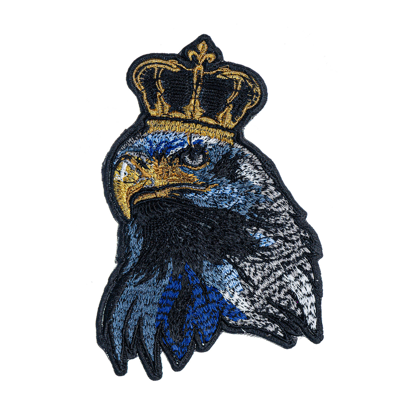 Multicolor Crowned Eagle Embroidery Patch