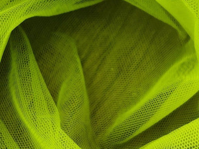 Parrot Green Mono Net Fabric