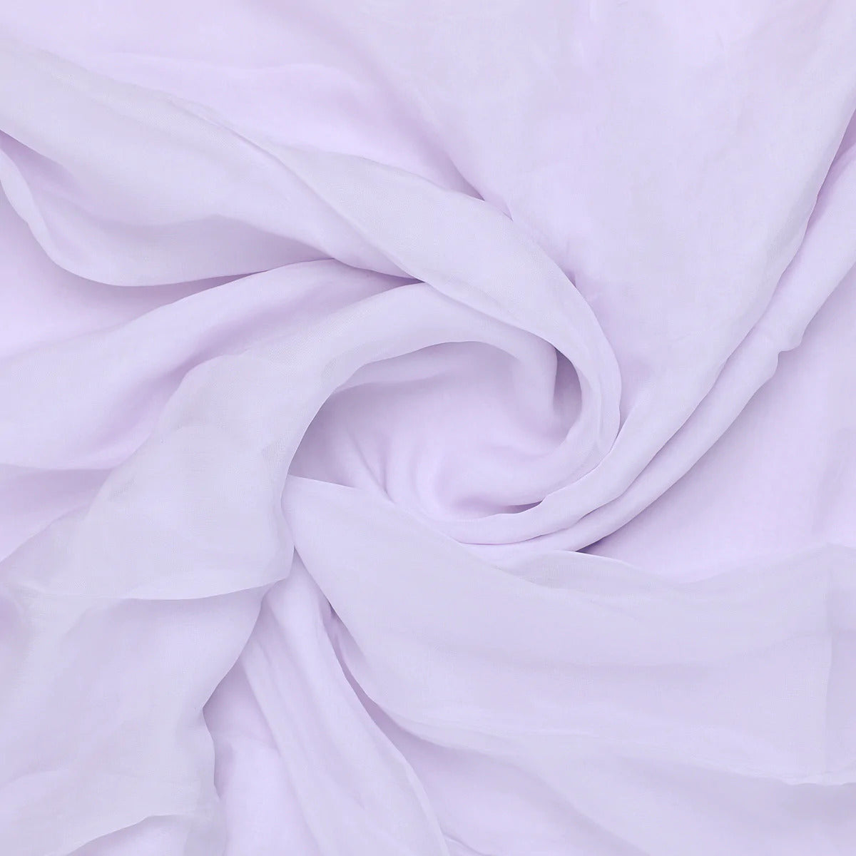 Lilac Plain Viscose Organza Fabric (Wholesale)