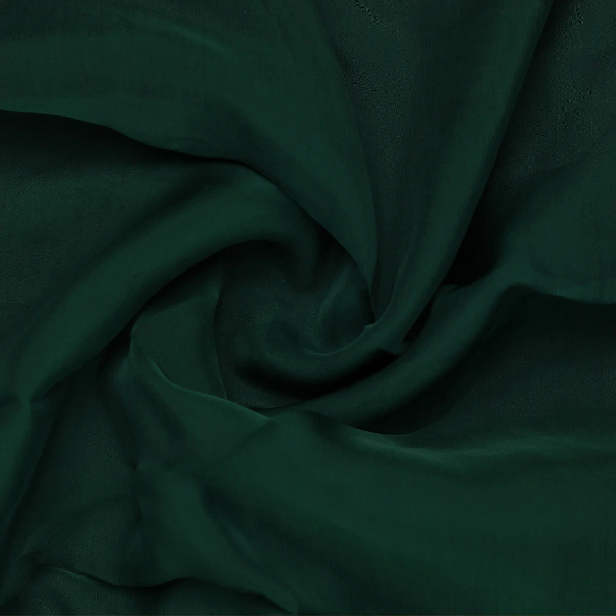 Bottle Green Plain Viscose Organza Fabric (Wholesale)