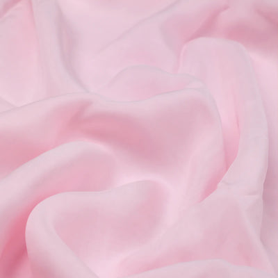 Baby Pink Plain Viscose Organza Fabric (Wholesale)