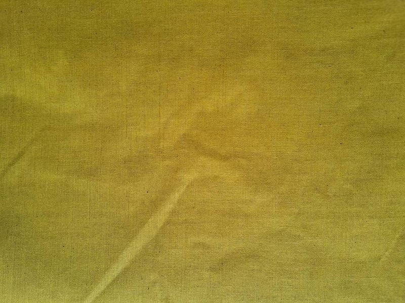 Yellow Plain Cotton Fabric