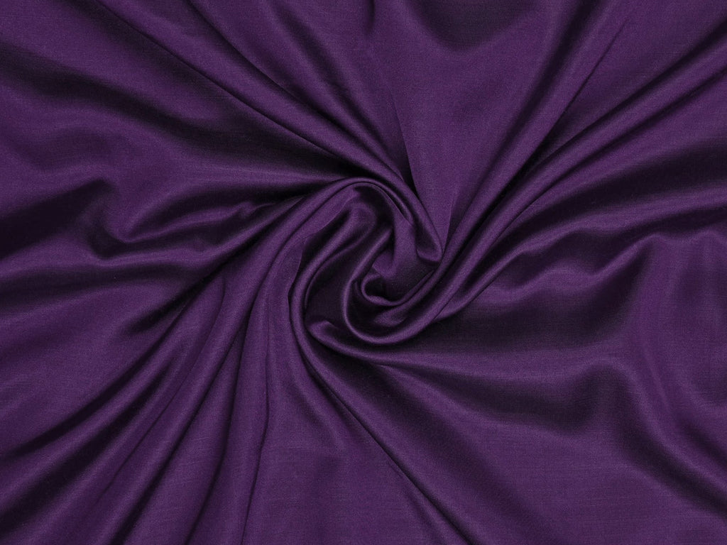 Purple Plain Dyed Modal Satin Fabric (Wholesale)