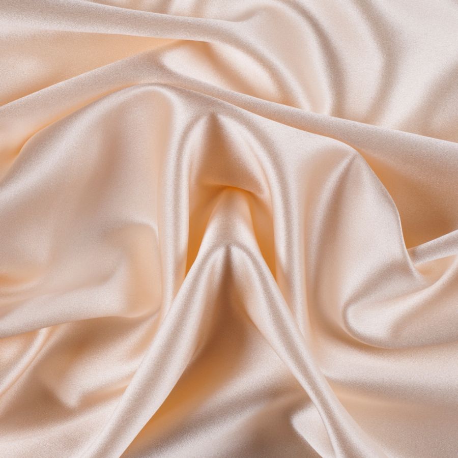 Champagne Golden Plain Japan Satin Fabric (Wholesale)