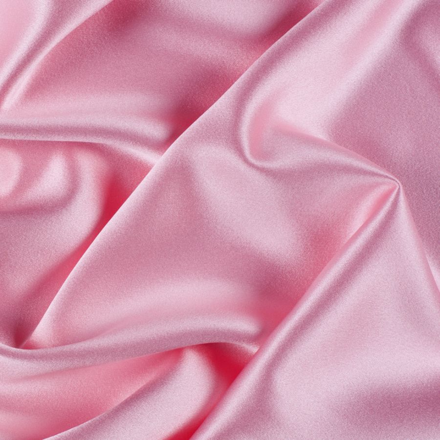 Light Pink Plain Japan Satin Fabric (Wholesale)