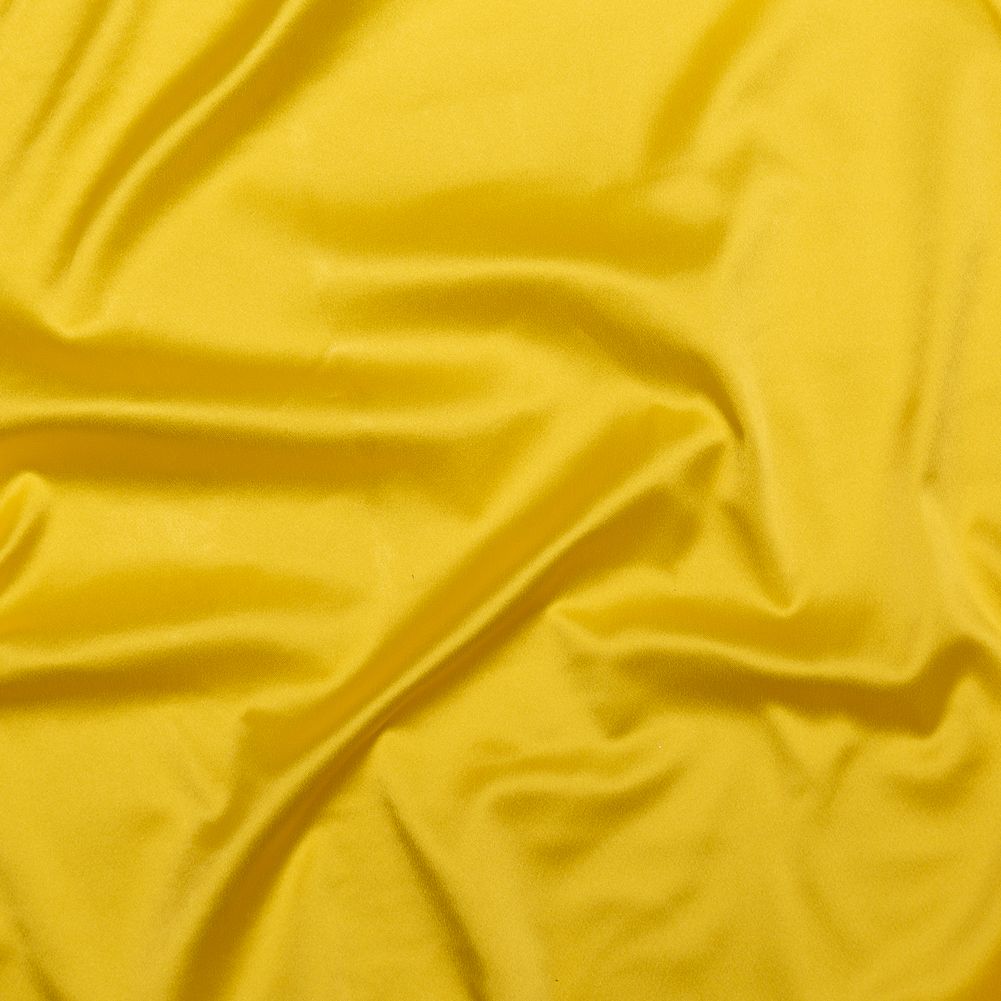 Yellow Plain Japan Satin Fabric (Wholesale)