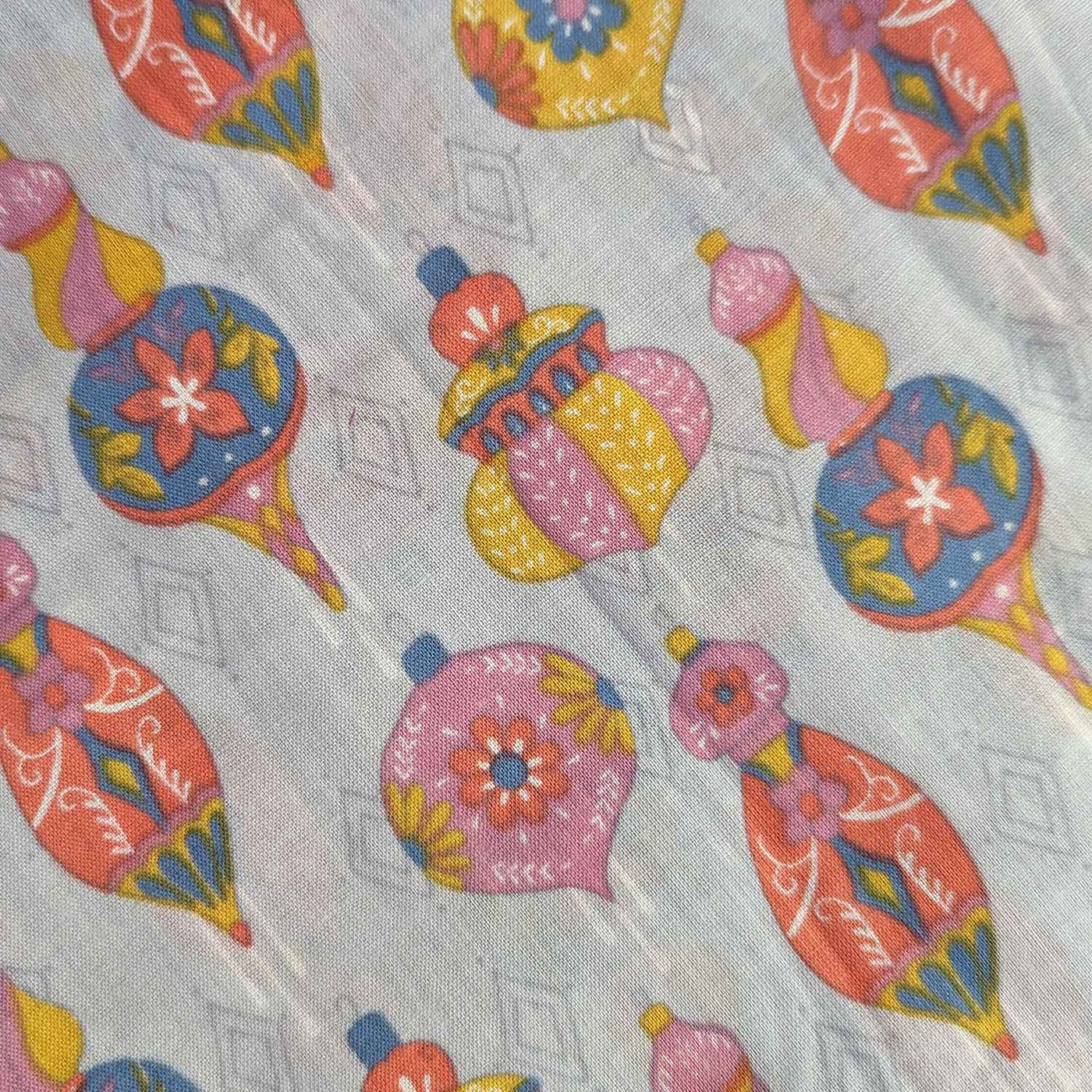 Precut Of Multicolor Traditional Cotton Fabric