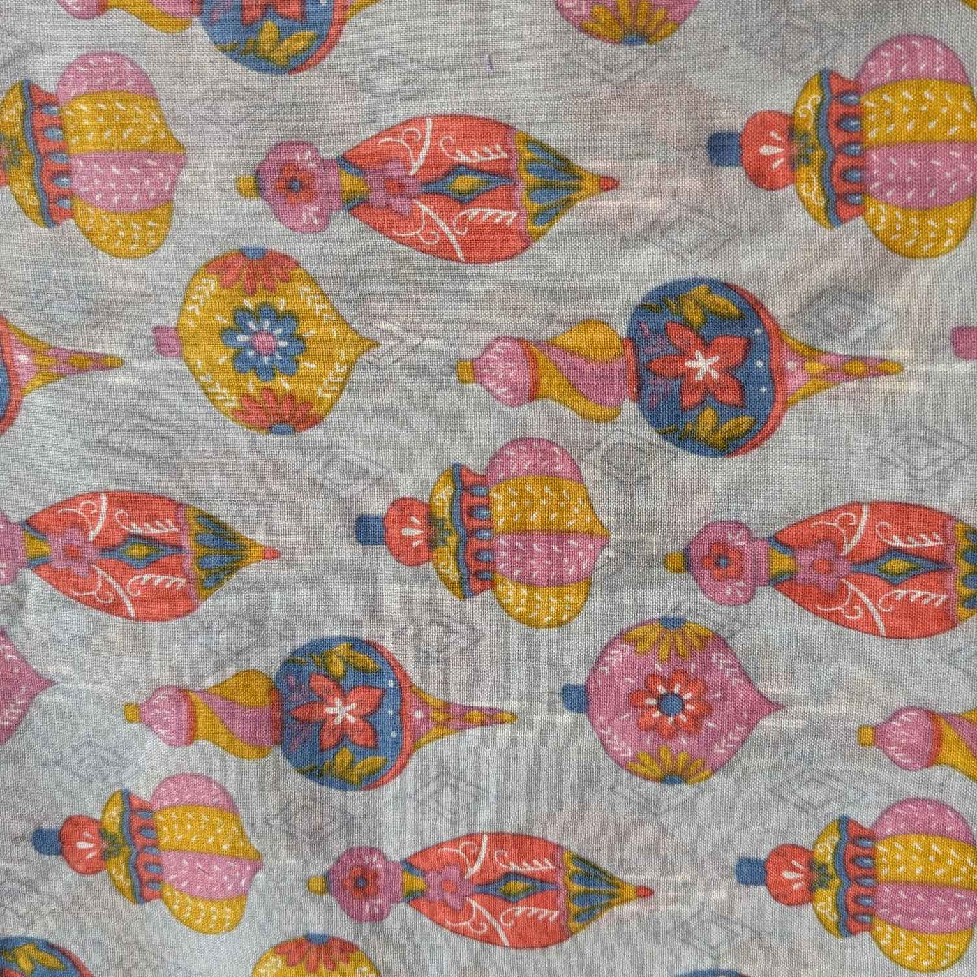 Precut Of Multicolor Traditional Cotton Fabric