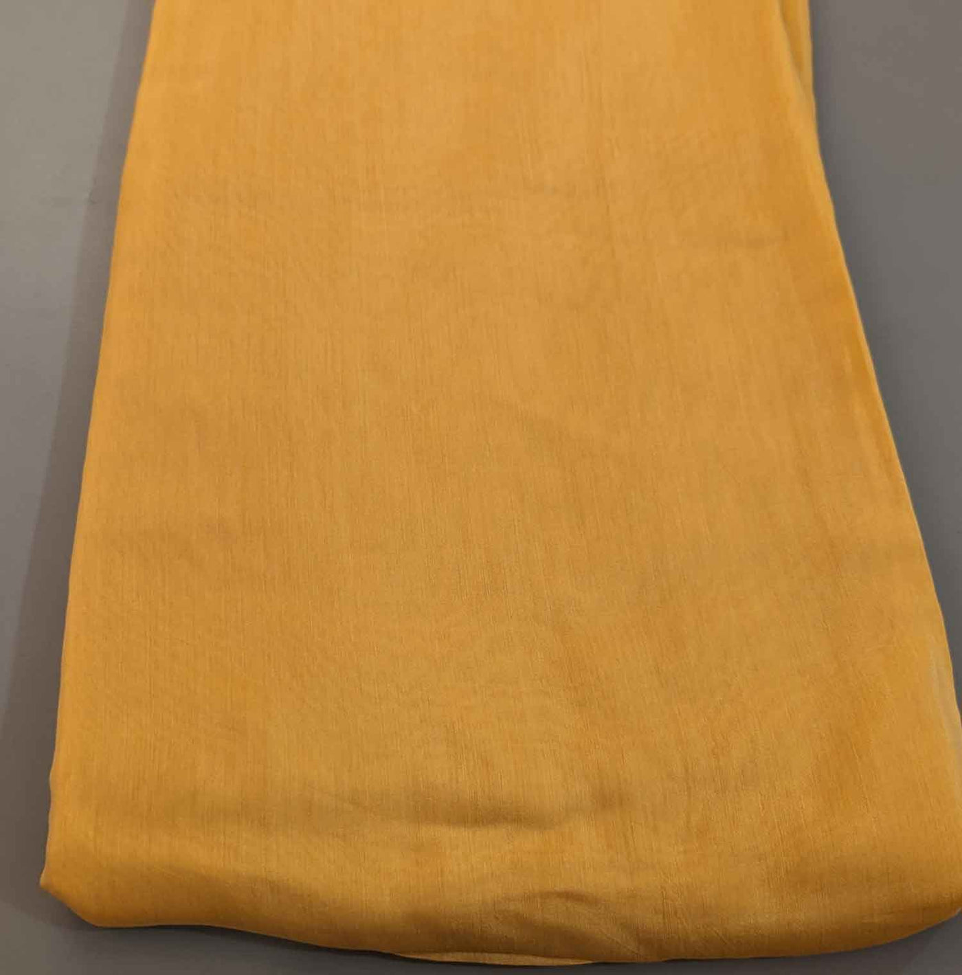 Yellow Plain Muslin Silk Fabric