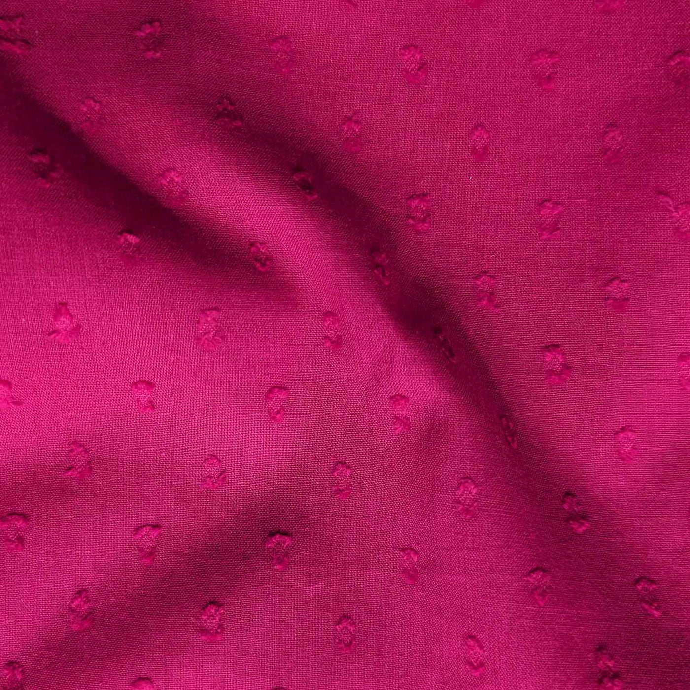 Precut Rani Pink Cotton Dobby Fabric